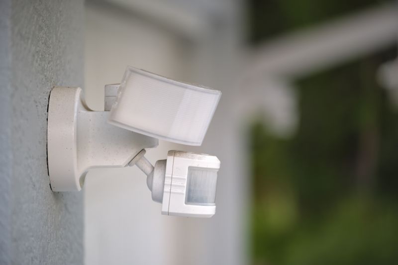 motion sensor lighting installation