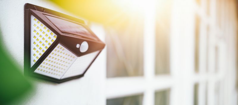 motion sensor lighting installation